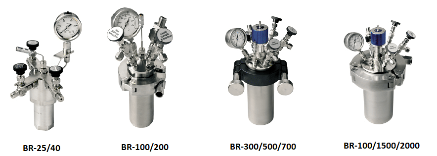 Séries dos reatores de alta pressão Berghof