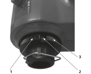 Imagem 7 – Sistema de travamento do tubo de vácuo